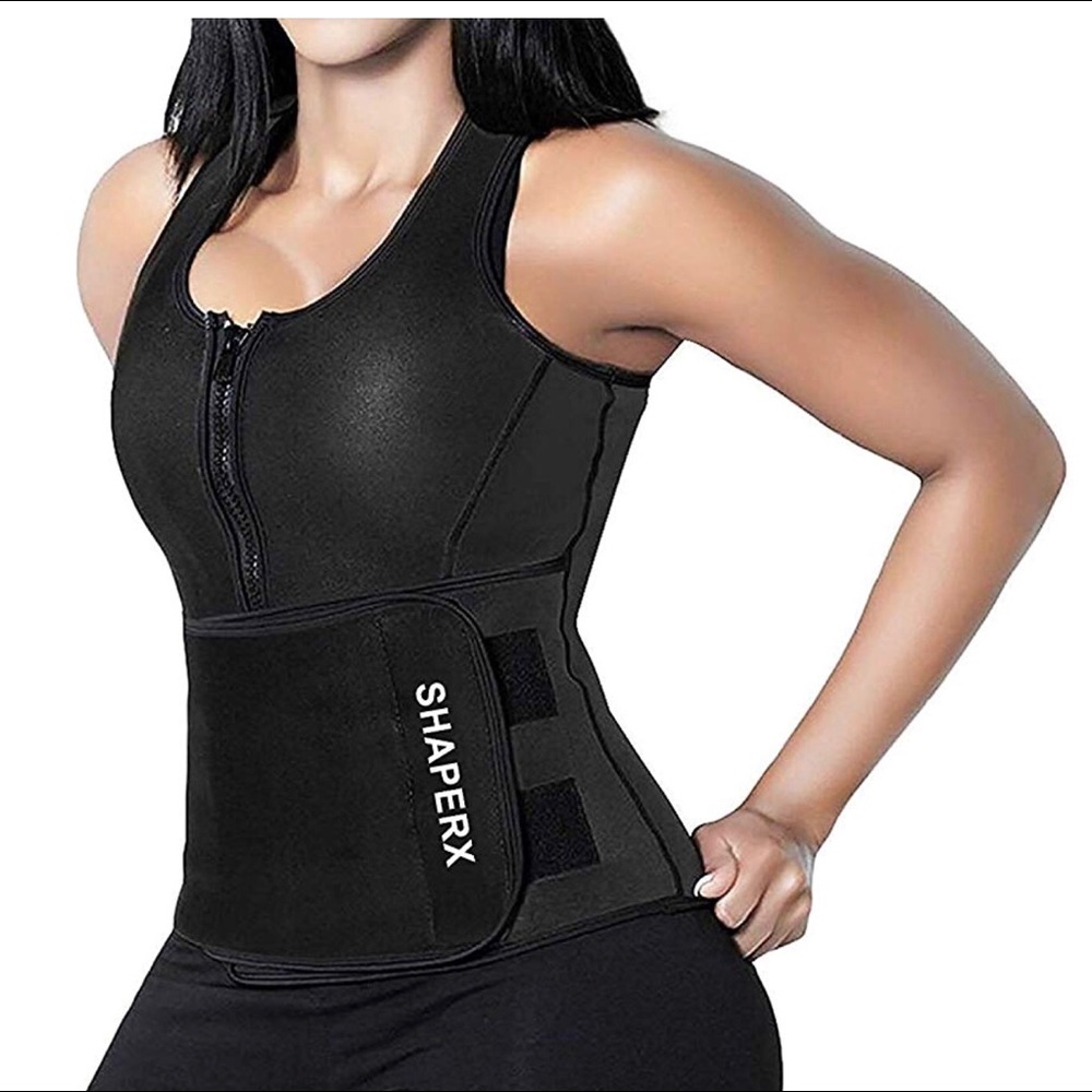 NWOT Shaperx Waist Trainer w/ Velcro Wrap & Zipper